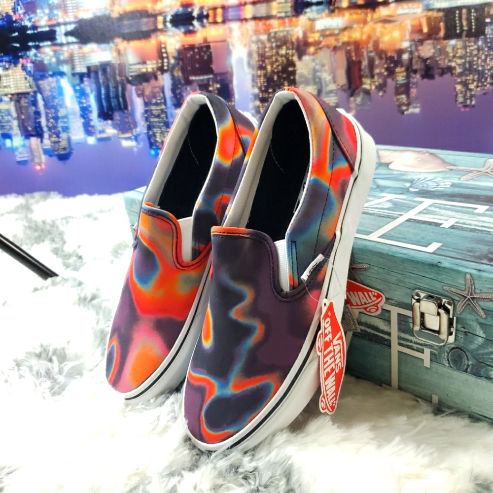 Vans Classic slip-on dark aura multi color (CL)